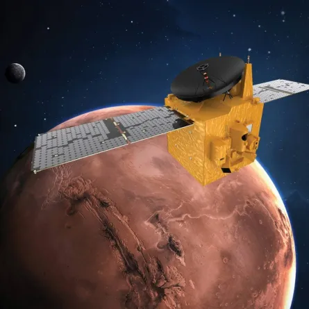 مسبار الأمل. الصورة من "وام"