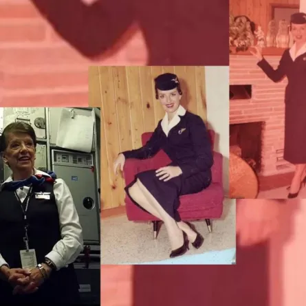 مضيفة الطيران الأطول خدمة بالعالم 