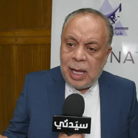 أشرف زكي خلال لقائه بكاميرا سيدتي - تصوير محمد عربي