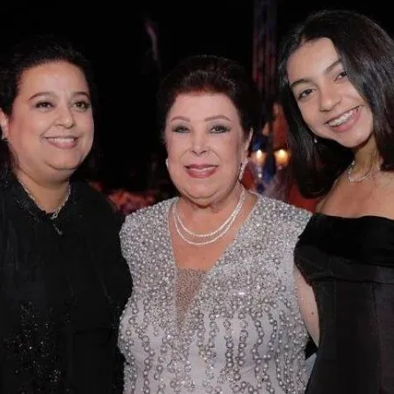 رجاء وأميرة وروضة - صورة من حساب رجاء الجداوي على إنستجرام