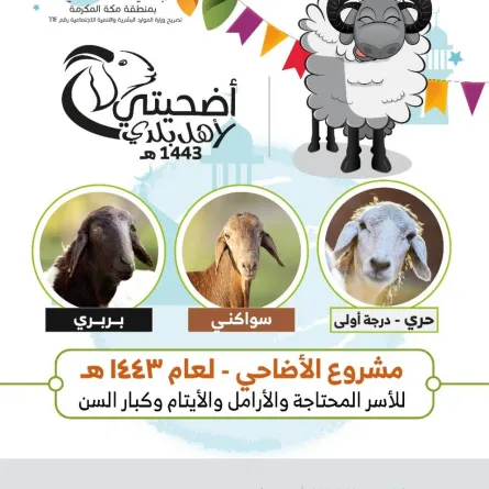 مشروع الأضاحي لجمعية نماء