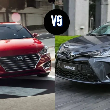 مقارنة بين تويوتا ياريس وهيونداي اسكنت 2022