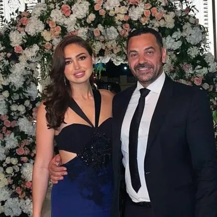 طارق العريان وخطيبته نيكول سعفان - الصورة من حساب العريان على إنستغرام