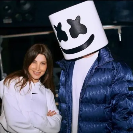 نانسي عجرم ومارشميلو - الصورة من حساب نانسي على انستغرام 