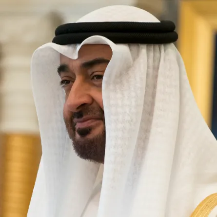 الشيخ محمد بن زايد آل نهيان. الصورة من مكتب أبوظبي الإعلامي