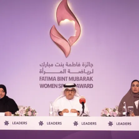 جائزة فاطمة بنت مبارك لرياضة المرأة . الصورة من مكتب أبوظبي الإعلامي