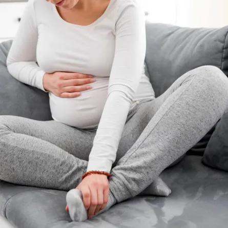 صورة لحامل مريضة