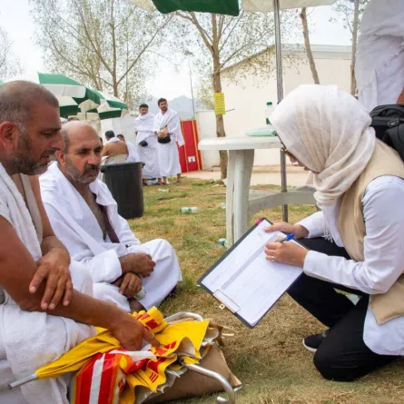 تجمع مكة المكرمة يرصد أبرز الاحتياجات الصحية لضيوف الرحمن عبر مسح ميداني