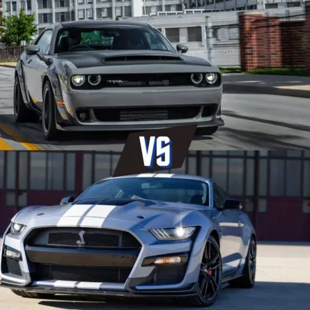 مقارنة بين موستنج شلبي GT500 ودودج شالنجر ديمون 