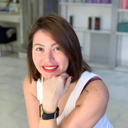 لقاء الخميسي -الصورة من صفحتها على الفيس بوك