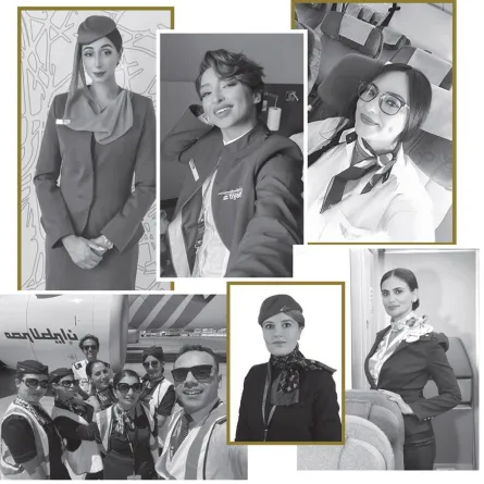 في البلدان العربية مضيفات الطيران.. زيّنا الجميل وابتسامتنا العذبة تخفيان مهنةً شاقّةً