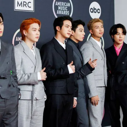 فرقة BTS- الصورة من موقع Reuters