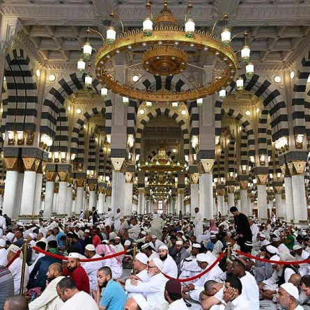 استقبال 57 ألف حاج في المدينة المنورة - الصورة من واس