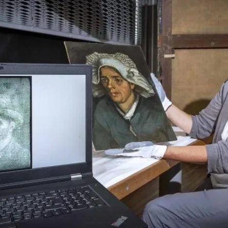 اكتشاف لوحة ذاتية لفان جوخ - الصورة من سي إن إن