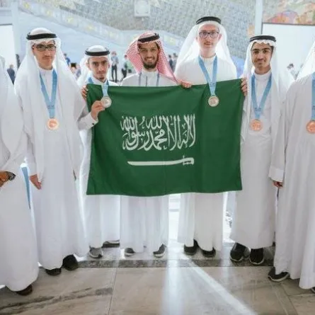 المنتخب السعودي للرياضيات - مصدر الصورة حساب موهبة تويتر