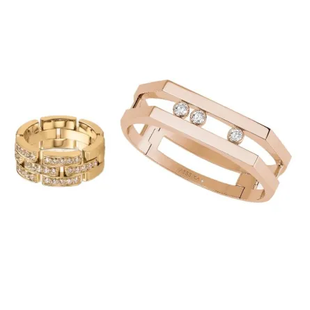 موديلات مجوهرات فاخرة بتصميم هندسي