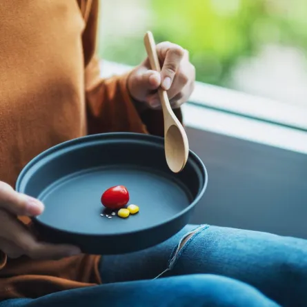 صورة عن فقدان الشهية