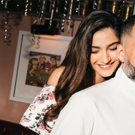 سونام كابور وزوجها أناند أهوجا- الصورة من حسابها على انستغرام