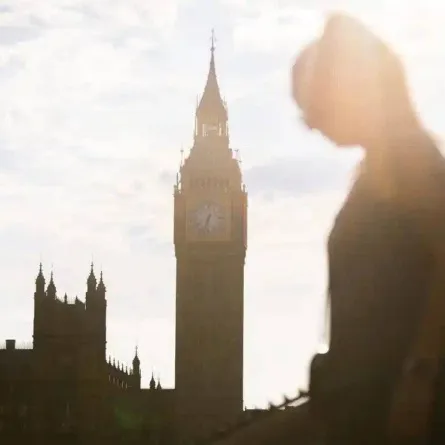 صورة لارتفاع درجات الحرارة في لندن