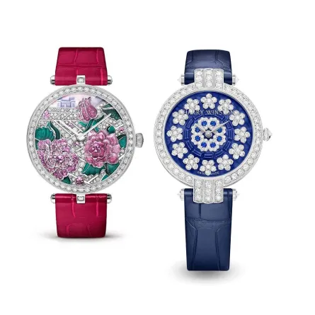 ساعات نسائية مزينة بالورود لصيف 2022