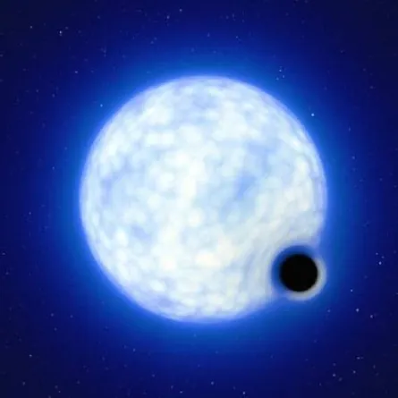 صورة ثقب أسود خارج مجرة درب التبانة