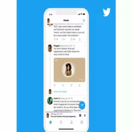 خطوات استخدام التسميات التوضيحية التلقائية للتغريدات الصوتية على Twitter