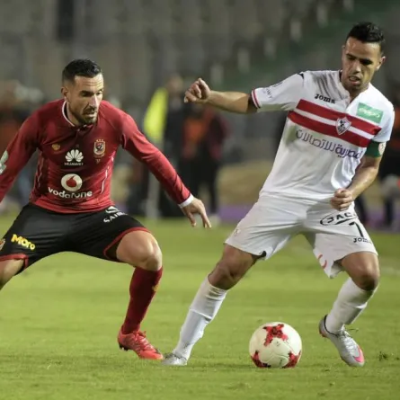 صورة من مباراة الأهلي والزمالك