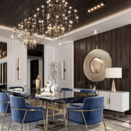 سقف غرفة الجلوس الخشبي المميّز