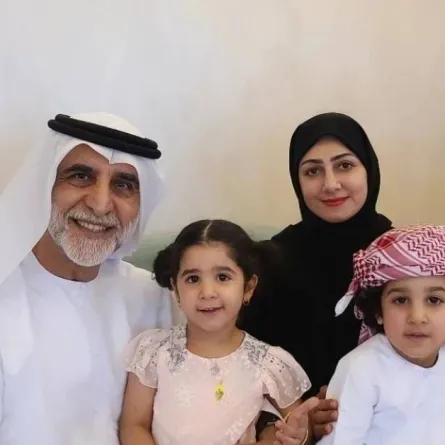 حبيب غلوم وهيفاء حسين وولديهما - الصورة من حساب حبيب غلوم على انستغرام