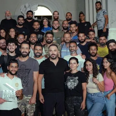 فريق عمل مسلسل "العين بالعين"- صورة من صفحة المخرجة راندا علم على انستغرام
