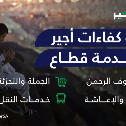 برنامج أجير يحقق فوائد لأكثر من 370 منشأة في حج 1443 هـ - مصدر الصورة تويتر أجير