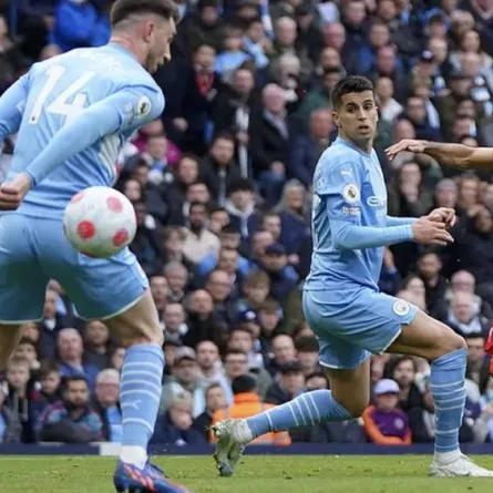 صورة صلاح أمام مانشستر سيتي