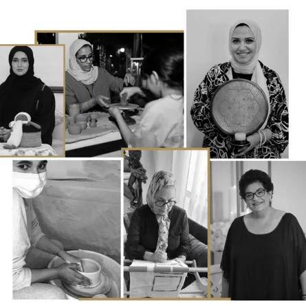 بعد أن كانت مهددة بالزوال أنامل ناعمة تعيد الحياة للمهن التراثية