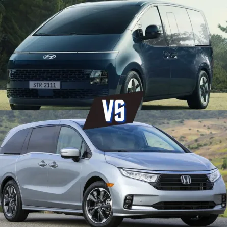 مقارنة بين سيارة هيونداي ستاريا 2022 وهوندا أوديسي 2022