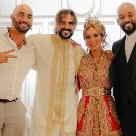 ويل سميث في زفاف المخرج عادل العربي-الصورة من انستغرام المخرج عادل العربي
