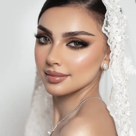 مكياج عروس من خبيرة التجميل السعودية دنا - الصورة من حسابها على الانستغرام donabeauty1