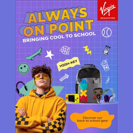  خلّي العودة إلى المقاعد الدراسية "كول" مع Virgin Megastore