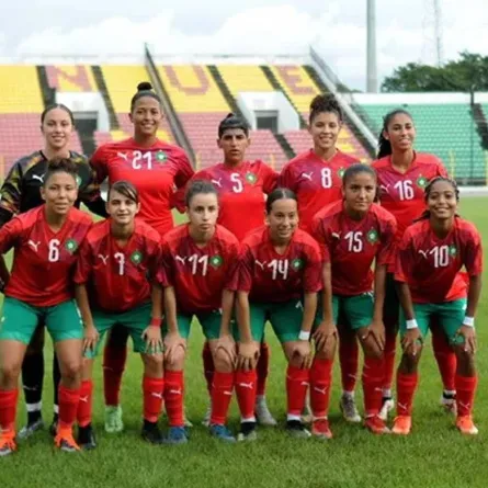 أول منتخب نسائي عربي لكرة القدم في نهائيات كأس العالم 2023 بأستراليا ونيوزيلندا-الصورة من موقع اتحاد الكرة المغربي