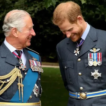 الأمير هاري ووالده الأمير تشارلز
