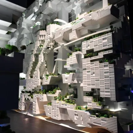 معرض نيوم لمدينة "ذا لاين" يقدم 50 جولة يوميا للزوار في معايشة للحياة العصرية - الصورة من "واس"