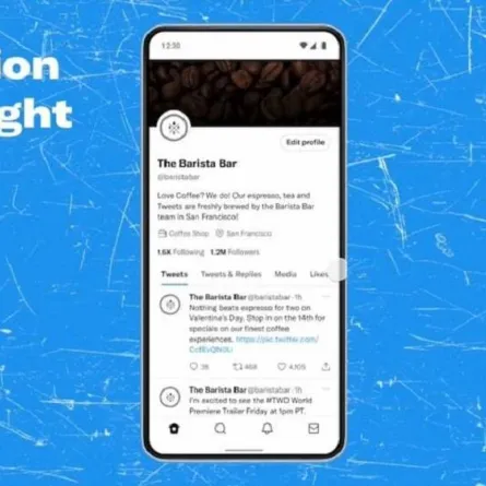 صورة من الخدمة الجديدة من تويتر