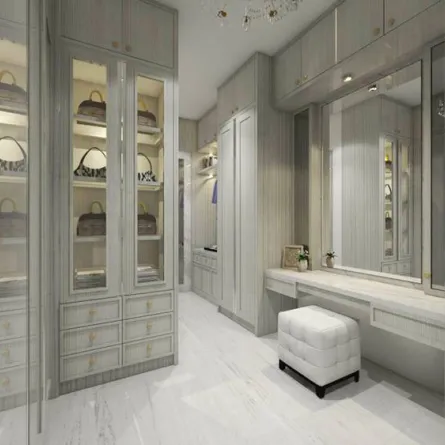 الأبيض لون يوحي بالاتساع والعصرنة