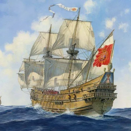 صورة مصممة للسفينة الغارقة