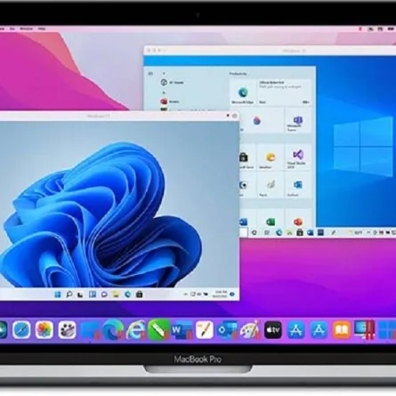 صورة لتشغيل نظام ويندوز على أجهزة أبل