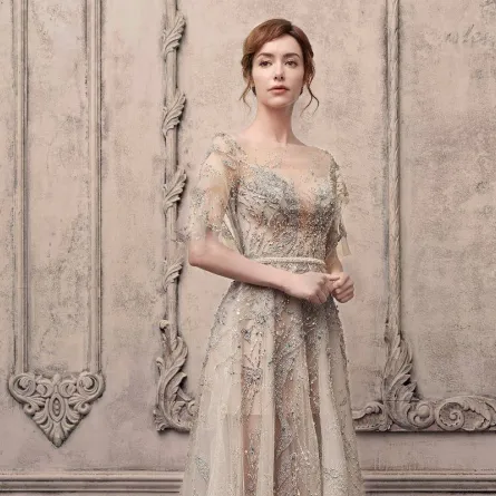 موديلات فساتين زفاف مطرّزة من The Atelier