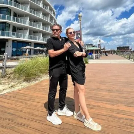 عابد فهد وزينة يازجي - الصورة من حساب زينة على انستغرام