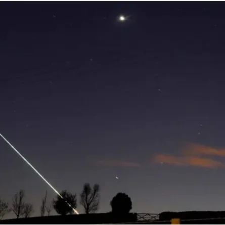 انفجار نيزك