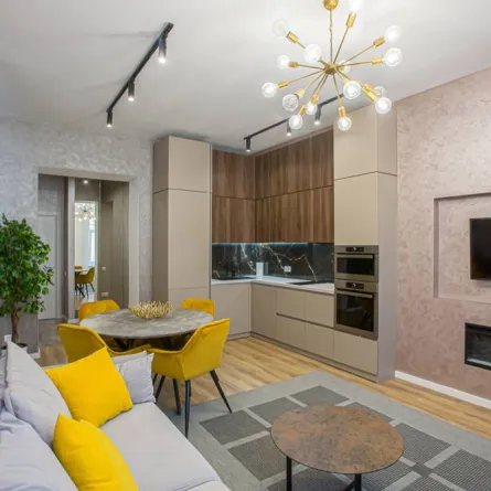 الأًصفر يعزز الإضاءة في الفراغ المعماري