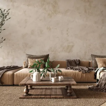 في الطراز الريفي، تعلّق أهمّية على إدخال نور الشمس إلى المساحات الداخلية