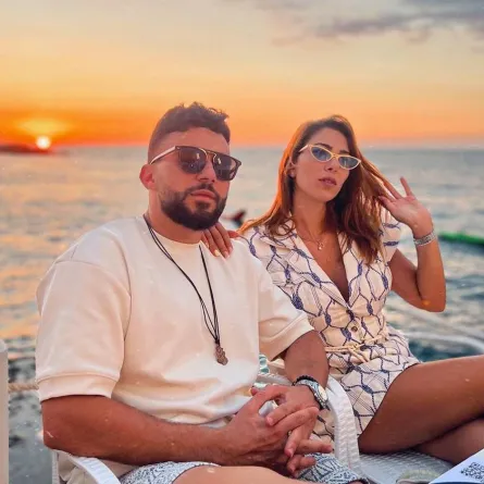 دانييلا رحمة برفقة شقيقها - الصورة من حسابها على إنستغرام